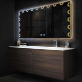 Espejo LED Rectangular | Botones táctiles | Función antivaho | Temperatura de color ajustable - Reyze Seria Edge Model 4